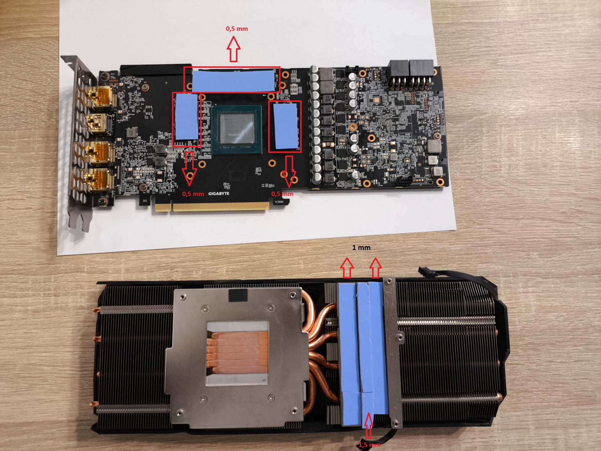 thermal pads en grafica