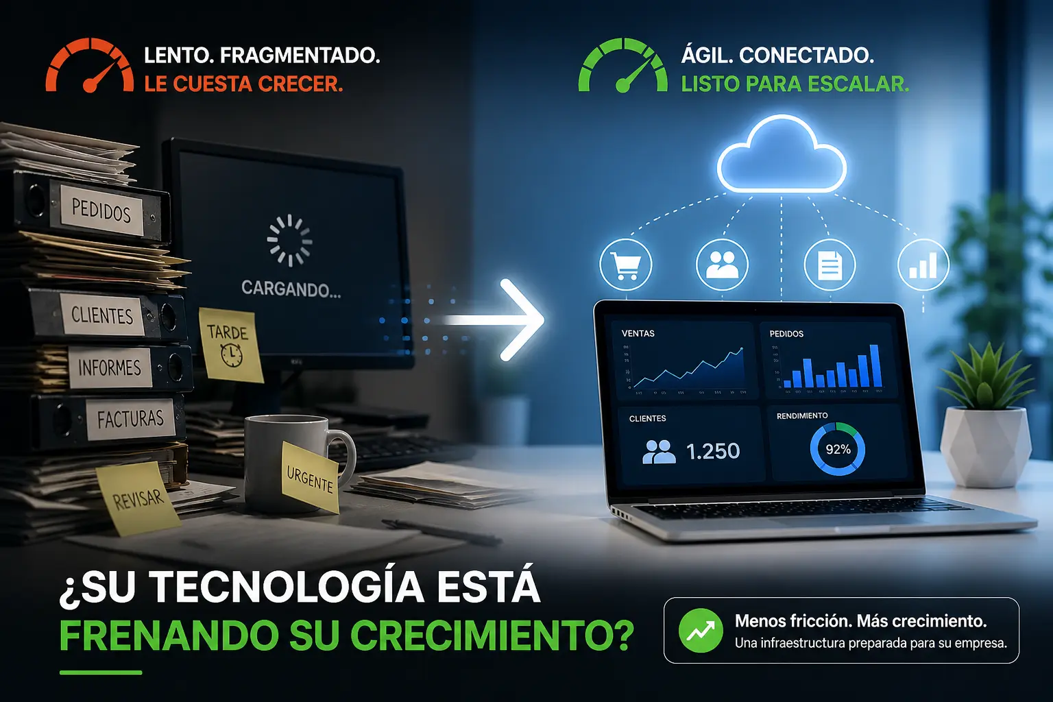 Infraestructura tecnológica frena el crecimiento
